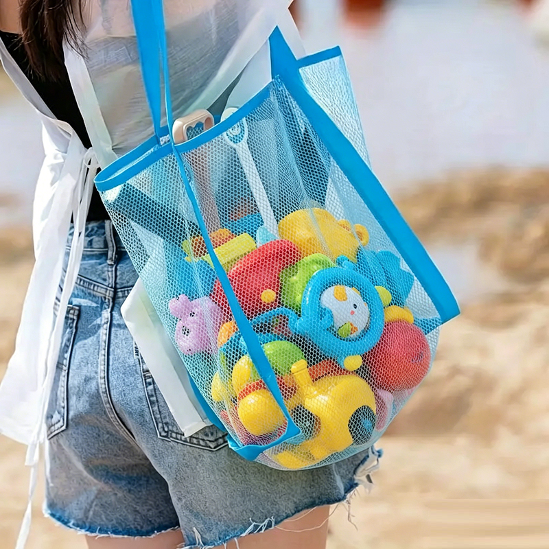 Multicolor Swimming Large Mesh - Tote Bag Beach reseña y precio