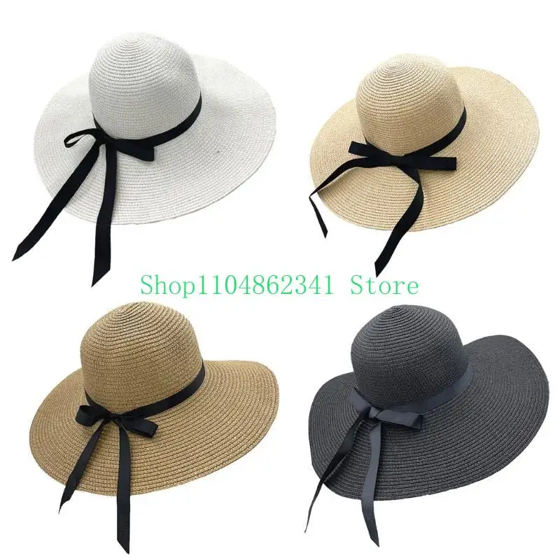 652F Elegant Floppy Straw Hat  - Hat Floppy Wide reseña y precio