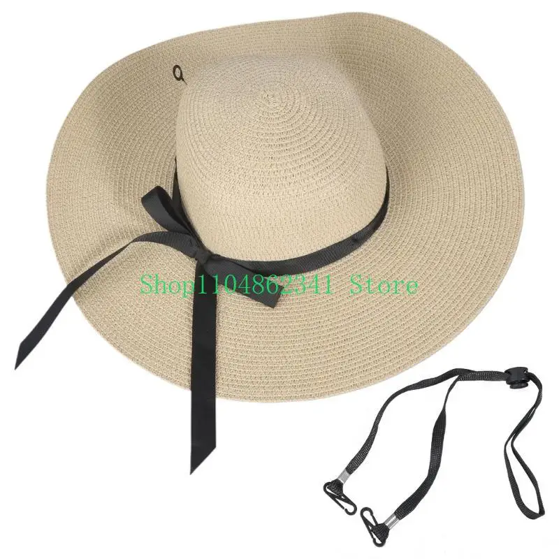 652F Elegant Floppy Straw Hat  - Hat Floppy Wide reseña y precio